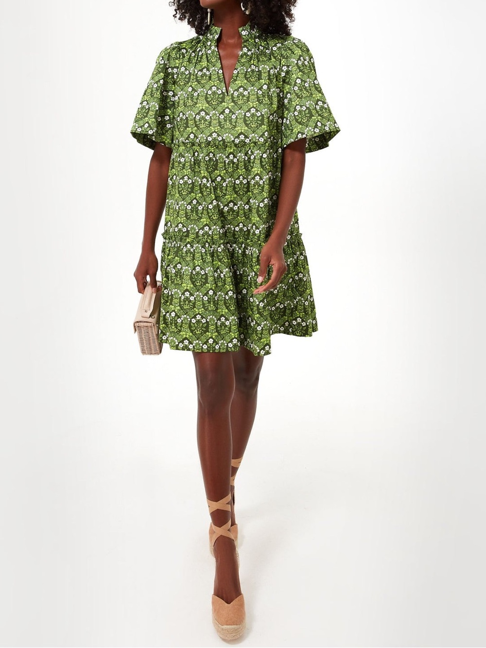 Tuckernuck Dandelion Daze Crawford Green Dress Size XL